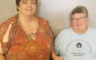 The West Central Iowa Regional Board of REALTORS® recently donated $1000 to the United Charitable Association. This organization was established to offer help to the homeless and to victims of domestic abuse within a 100-mile radius of Creston. Pictured is REALTOR® Shellie Adams and Pastor Delores Dench.